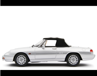 Alfa Romeo Spider 1.6 - 2.0i 1990 Grigio metallizzato Laudoracing 1:18 Resinemodell (Türen, Motorhaube... nicht zu öffnen!)